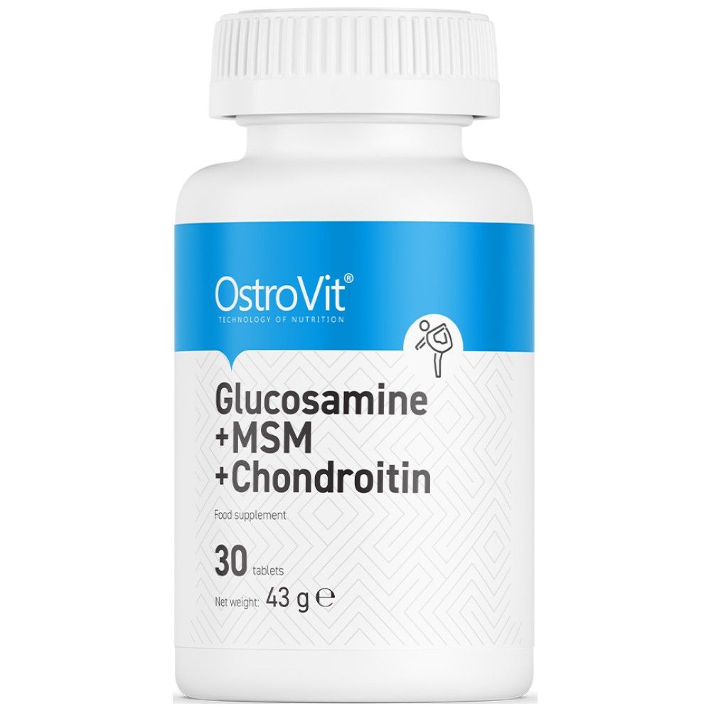 Glucosamina + MSM + Condroitina - 30 Compresse