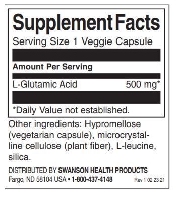 Acido Glutammico 500 mg - 60 capsule