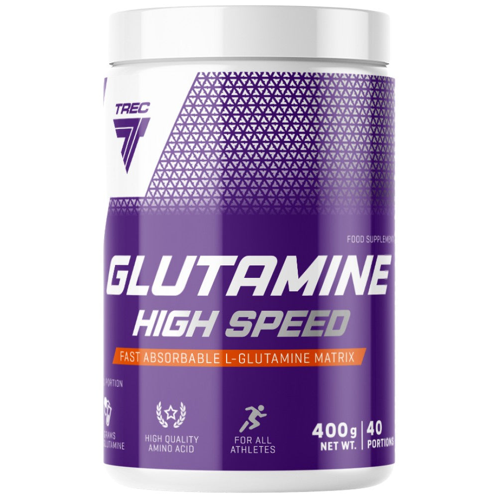 Glutammina ad alta velocità | Matrice di glutammina ad assorbimento rapido - 400 grammi