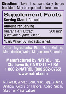 Guaranà 200 mg. /90 tappi.