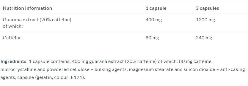 Guaranax 60 capsule. OLIMPO