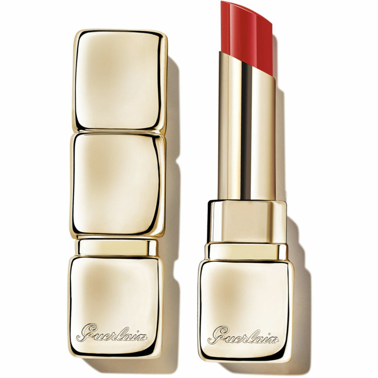 Guerlain Kisskiss Shine Bloom Barra De Labios 709 Petalo Rosso 1un