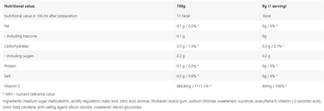 F ** King Delizioso bevanda | 0 calorie - 9 grammi