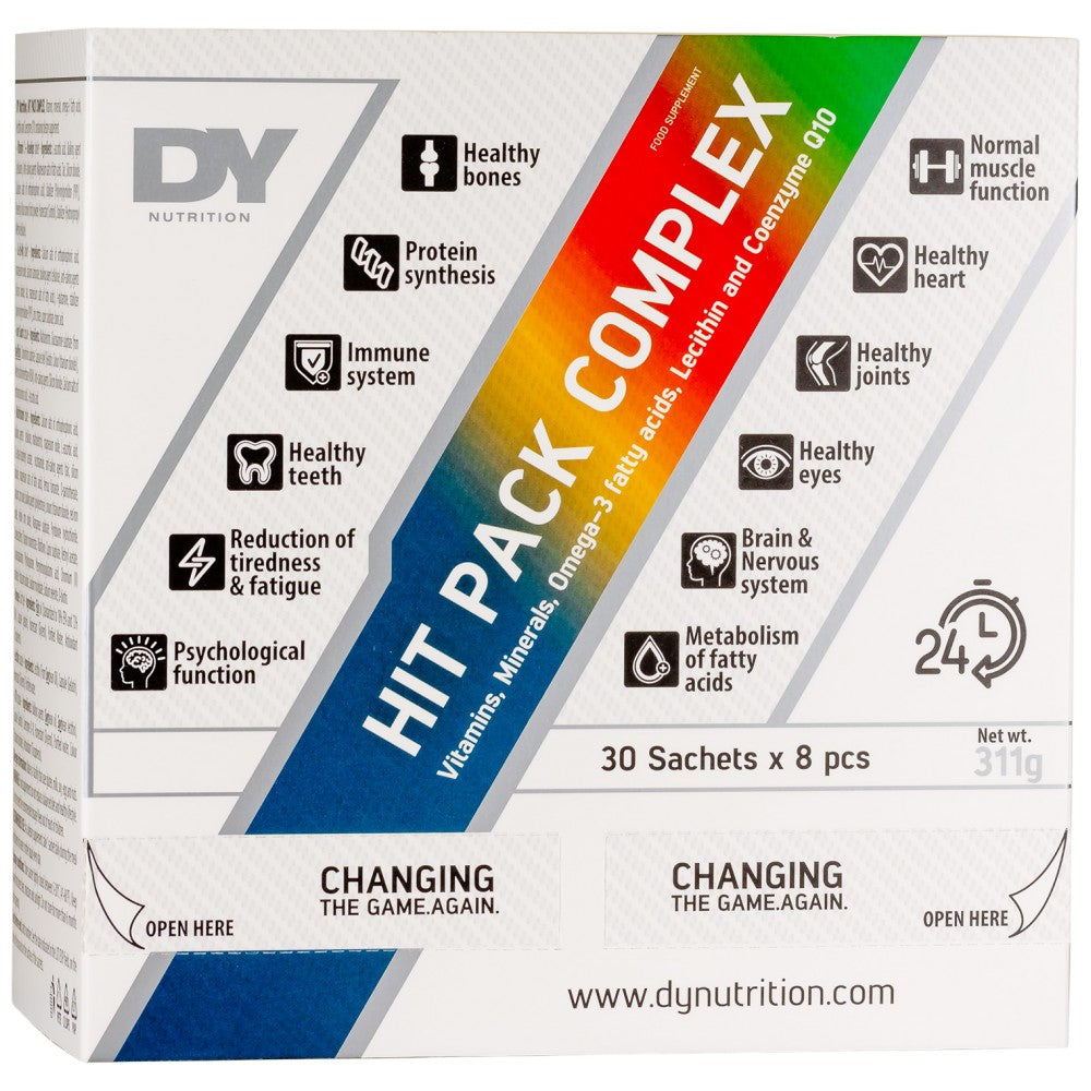 Complesso HIT Pack | Pacchetto multivitaminico per allenamento ad alta intensità - 30 confezioni