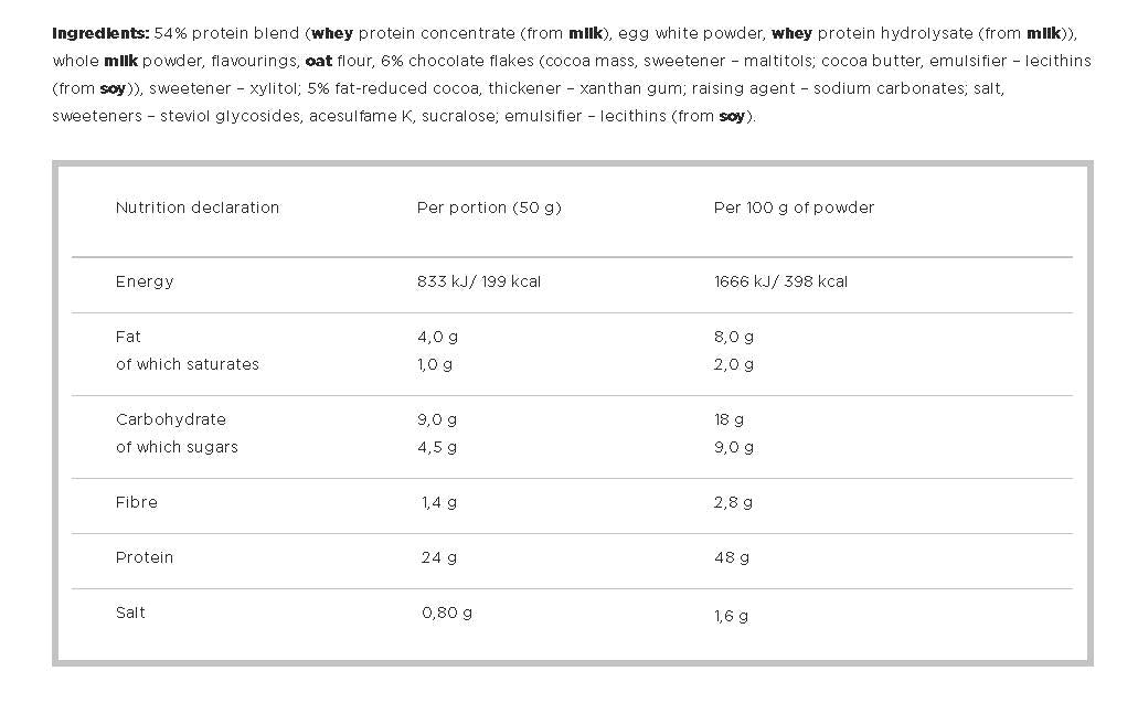 Ciao brownie proteica 500 grammi