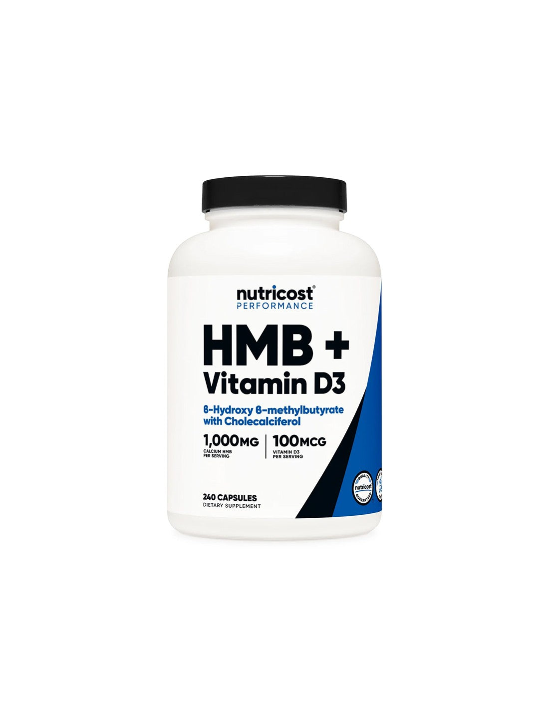 Cura per ossa, articolazioni e muscoli - HMB + vitamina D3, 240 capsule