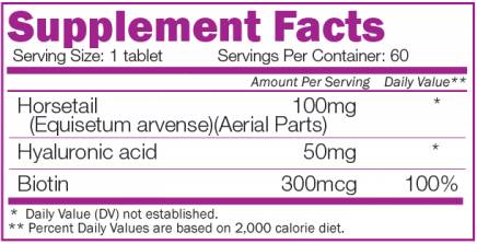 Supporto per capelli - 60 capsule