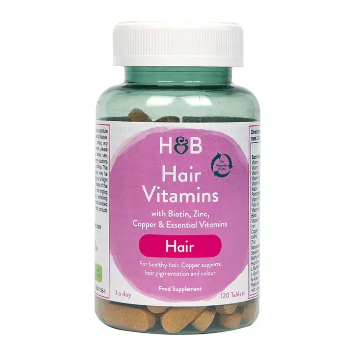 Vitamine per capelli con collagene (Vitamine per capelli) 120 compresse OLANDA & BARRETT