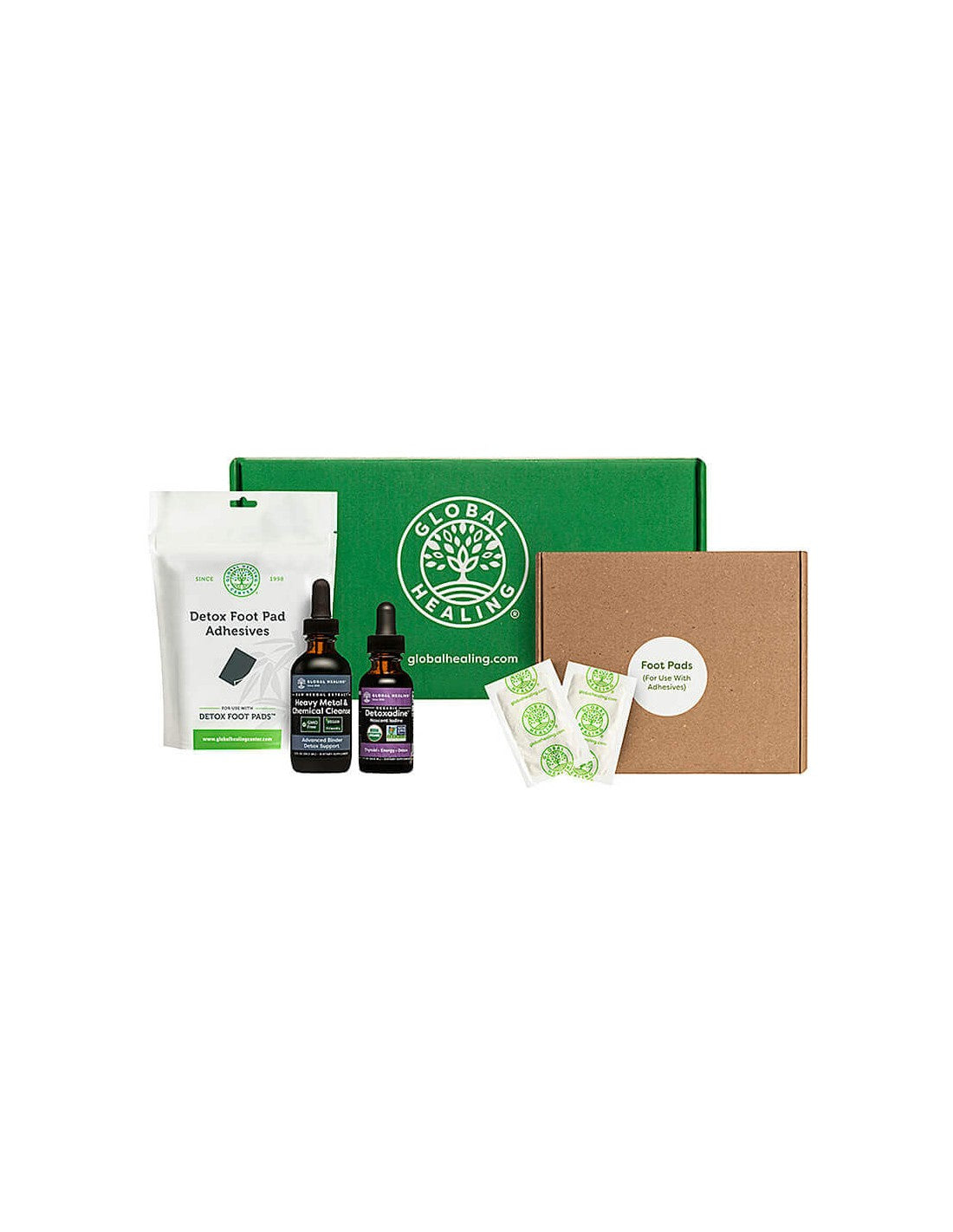 Metallo pesante & Chemical Cleanse Program™/Programma di disintossicazione di 30 giorni con erbe, funghi medicinali, carbone attivo e iodio Global Healing