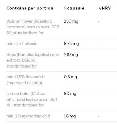 Supporto a base di erbe per il sonno - 120 capsule