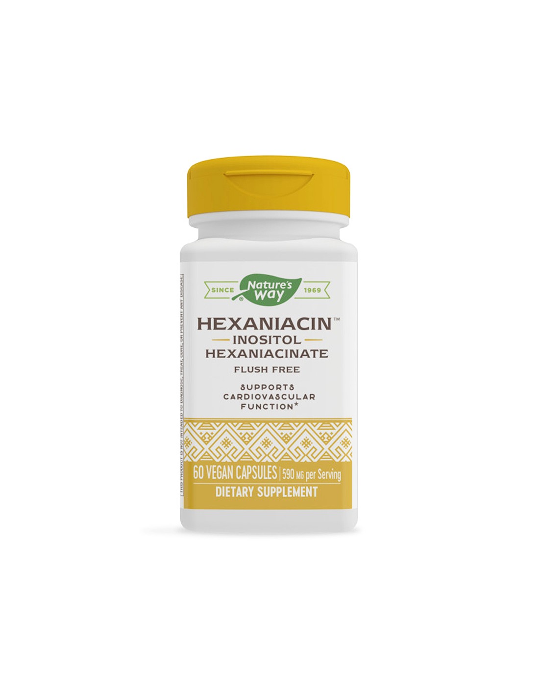 Hexaniacin™ Inositol Hexaniacinate Flush Free - Hexaniacin (inositolo esanicotinato), 60 capsule Nature's Way