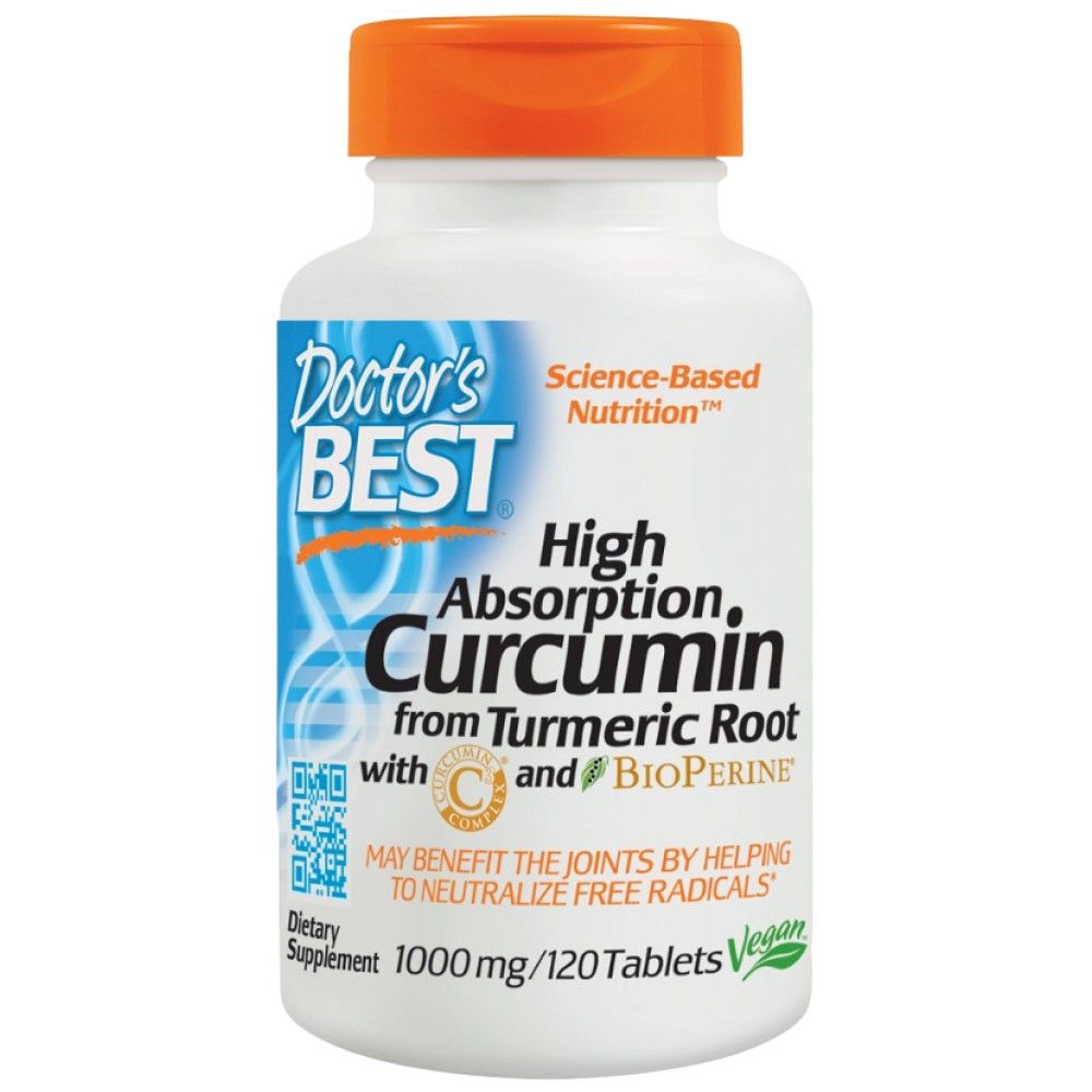 Curcumina ad alto assorbimento 1000 mg | Con complesso C3 & BioPerine - 120 Compresse