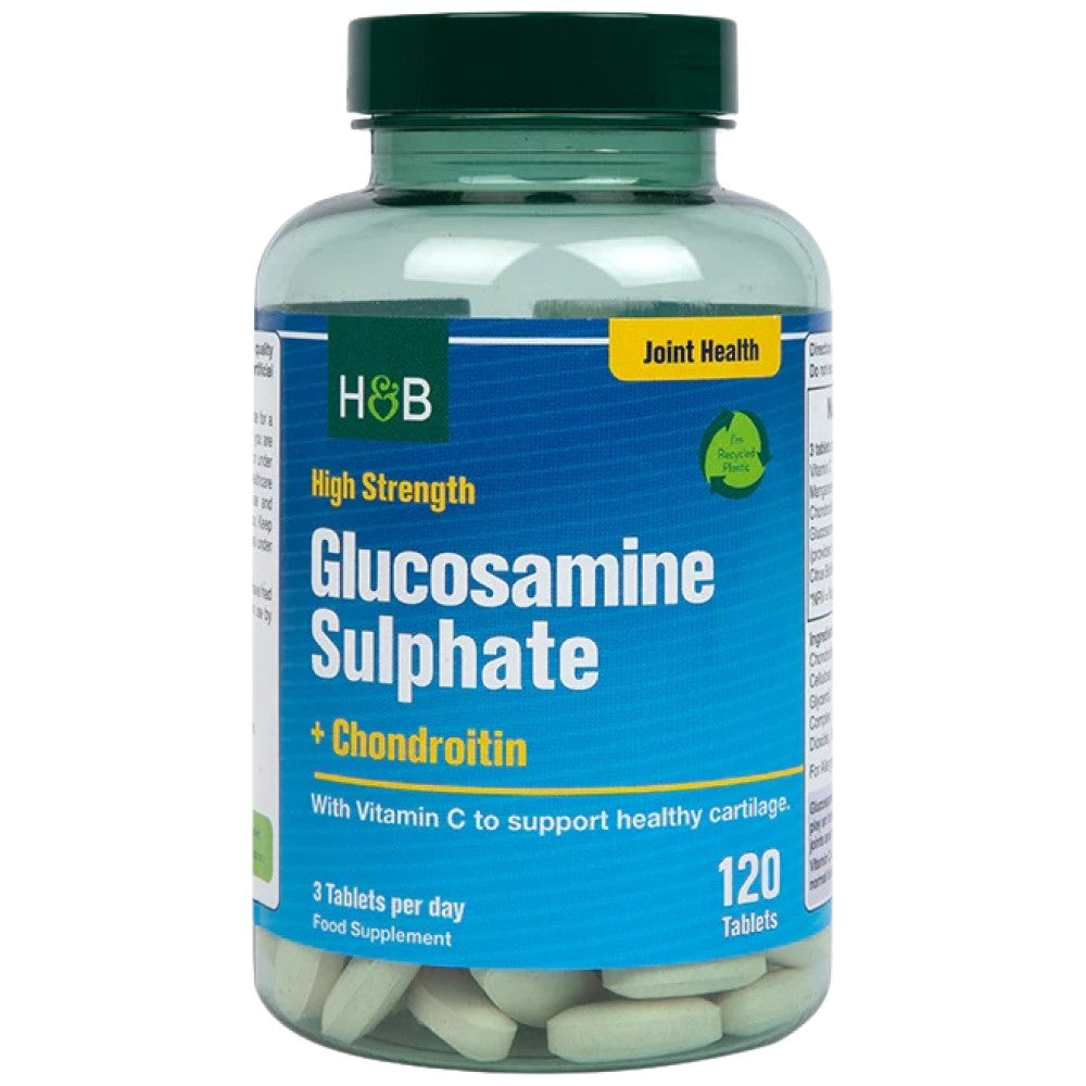Solfato di glucosamina ad alta resistenza + condroitina - 120 Compresse