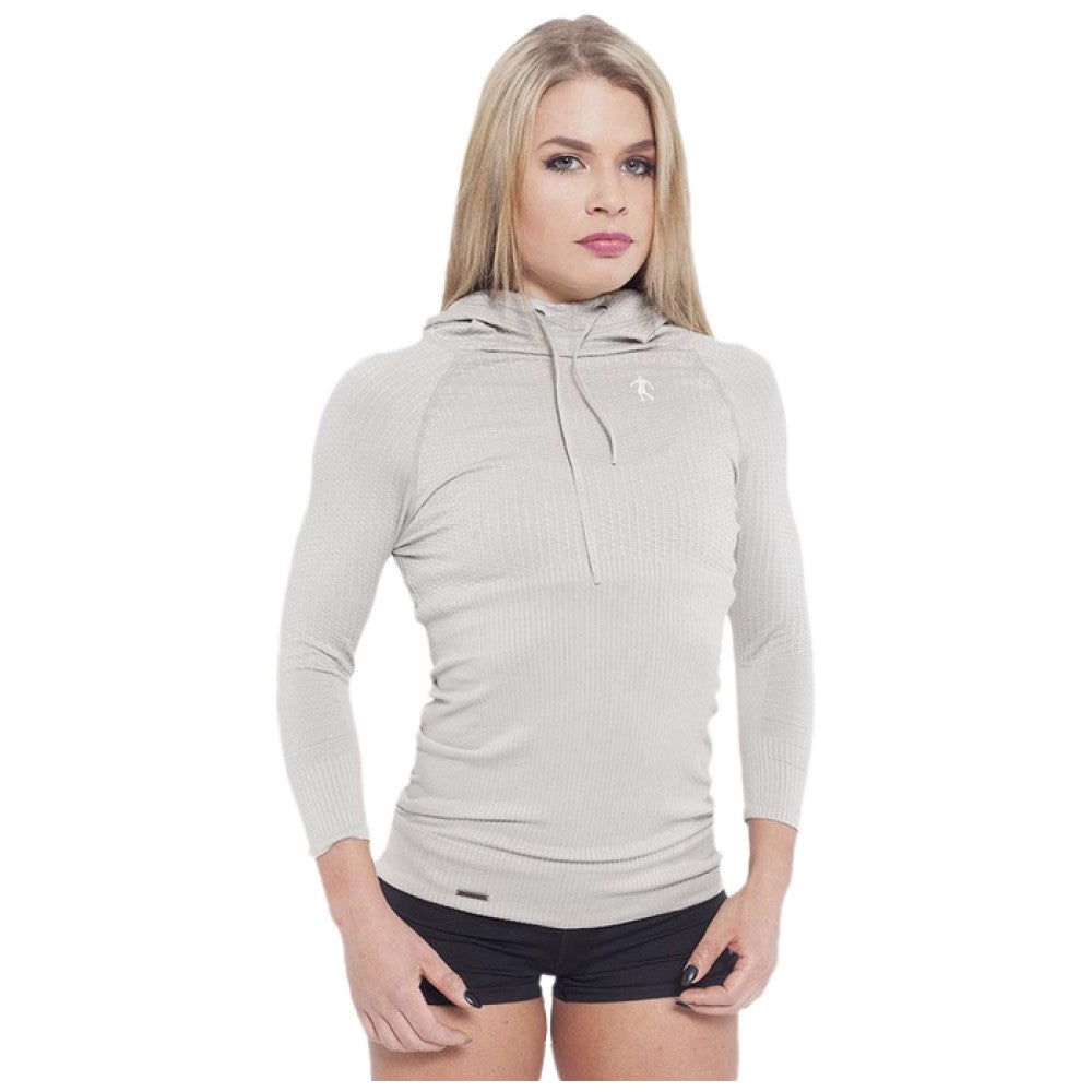 Maglietta/felpa con cappuccio da donna 01 LW The Legend - Grigio