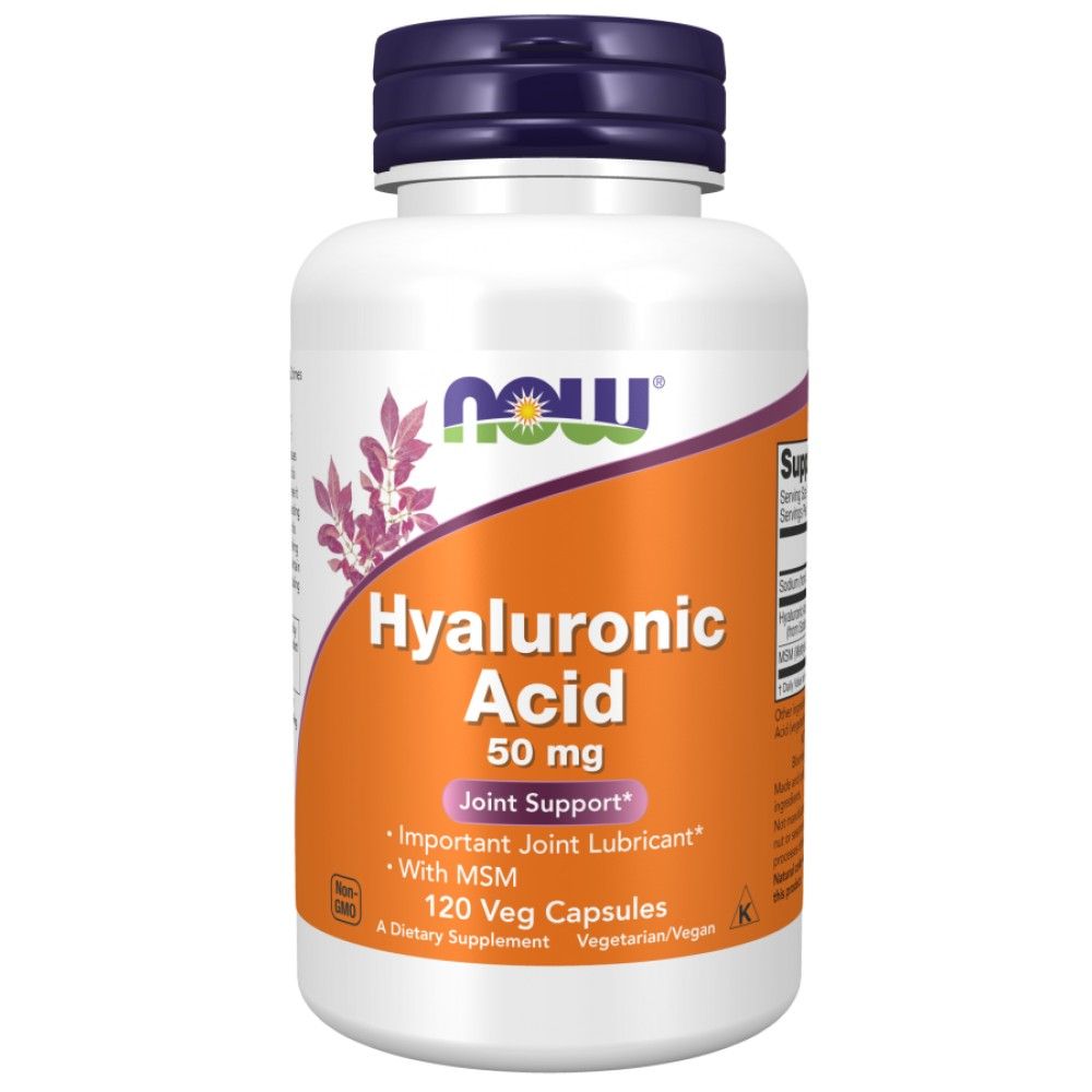 Acido Ialuronico 50 mg | con MSM - 120 capsule
