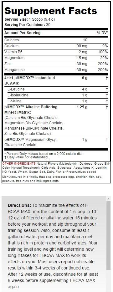 I-BCAA MAX 282 grammi
