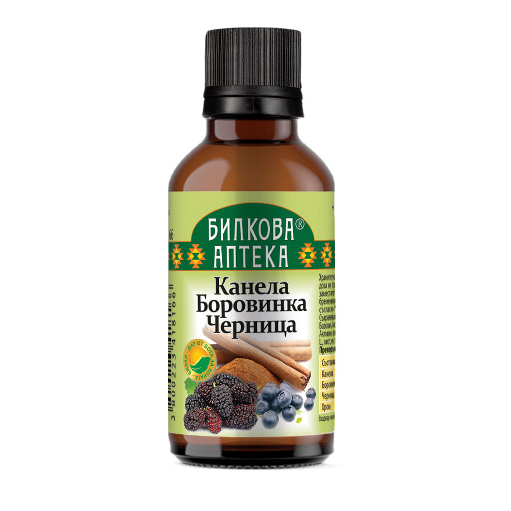 Tintura Cannella, Gymnema e Mulberry - 50 ml