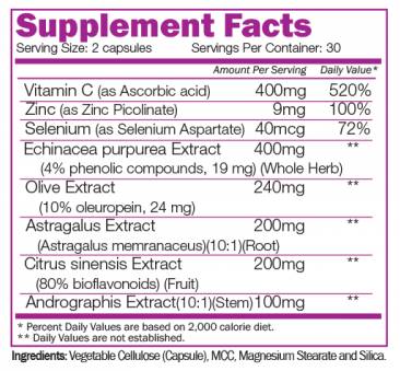 Complesso di difesa immunitaria 60 capsule