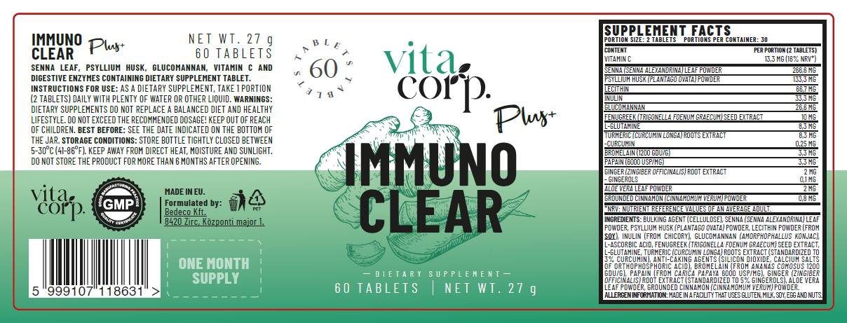 Immuno Clear Plus+ - 60 compresse