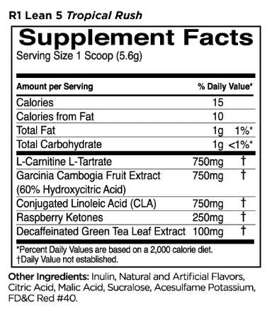 Lean 5 | Gestione del peso senza stimolanti - 336 grammi