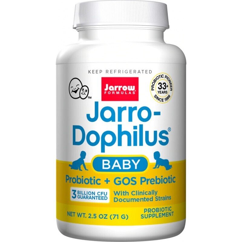 Jarro-Dophilus Baby Probiotic + GOS Prebiotic - Probiotico per bambini - 71 grammi