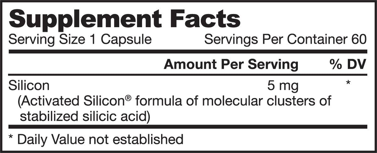 JarroSil® (silicone) 5 mg 60 capsule