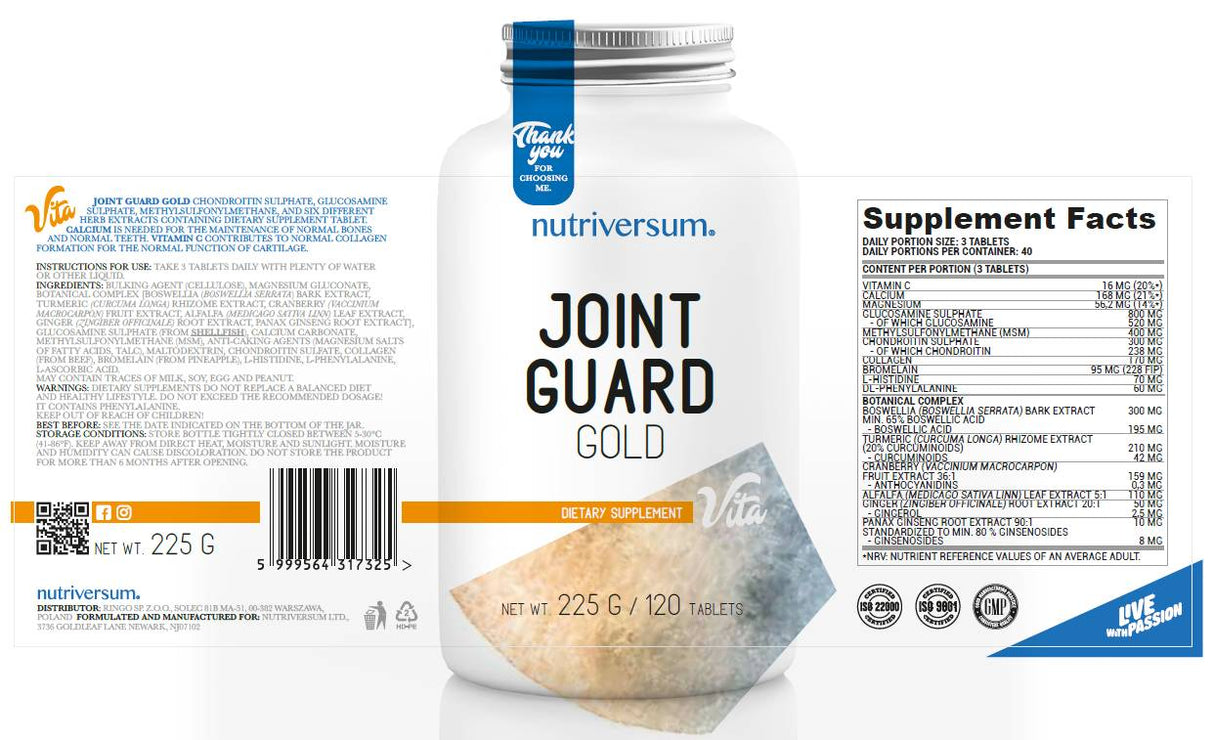 Joint Guard Gold - 120 compresse