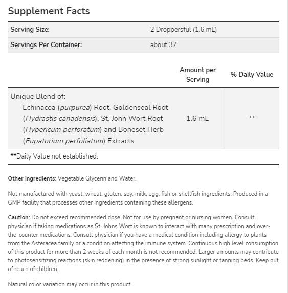 Echinacea e glicerite Goldenseal - 59 ml