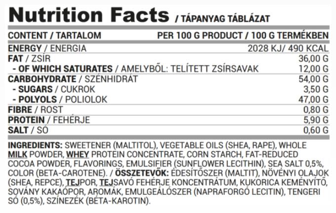 Distribuzione proteica | Caramello salato - 350 grammi
