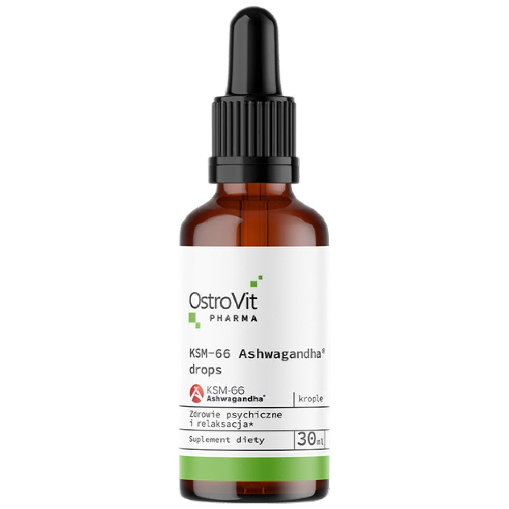 KSM-66 Gocce di Ashwagandha | Estratto di radice di Ashwagandha 30 ml
