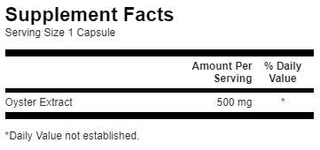 Kyoto giapponese Estratto di ostriche 500 mg - 60 capsule