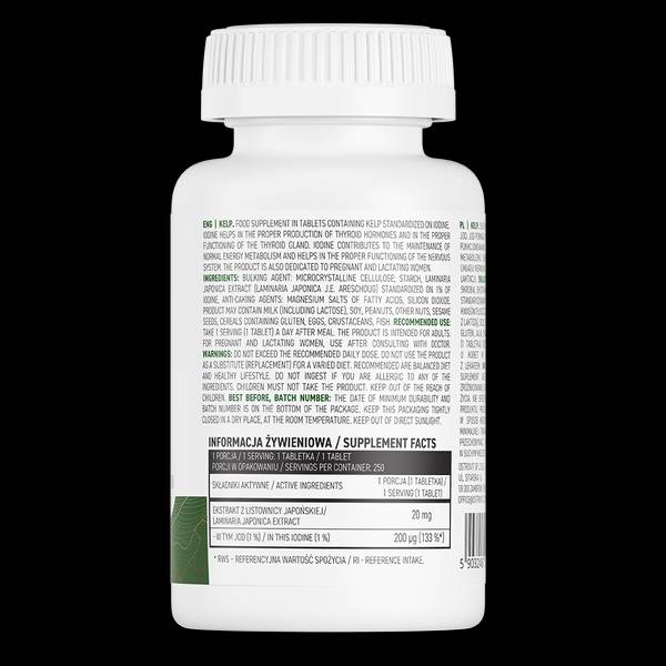 Alghe 200 mcg | Fonte di iodio naturale 250 compresse