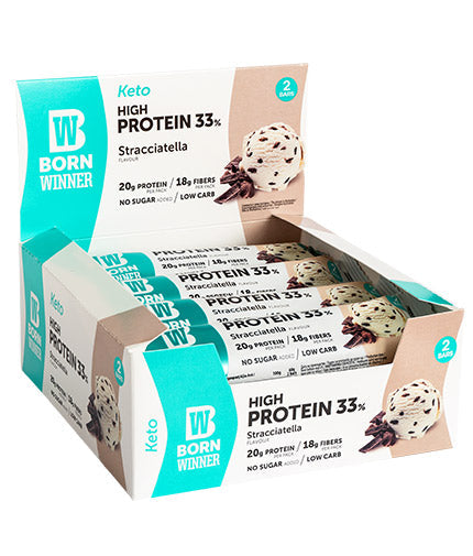 Barretta ad alto contenuto proteico Keto 33% - 12 x 60 grammi