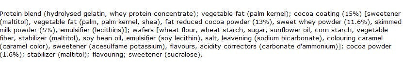 Biscotto wafer ad alto contenuto proteico Keto 36% - 60 grammi