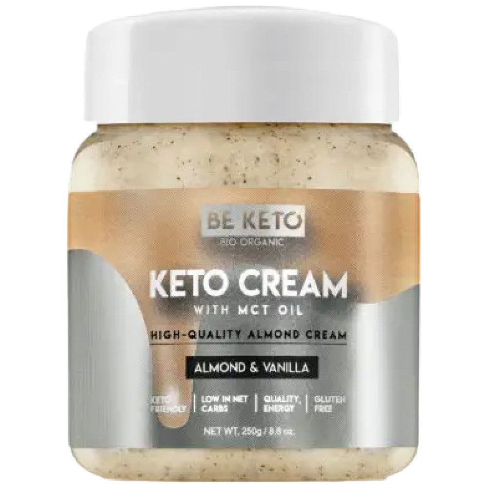 Crema chetogenica | Mandorla & Vaniglia + MCT - 250 grammi