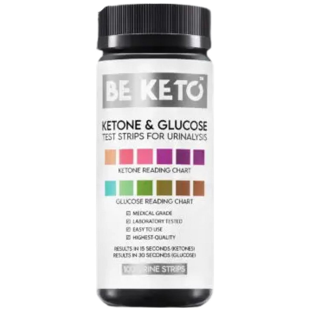 Chetone & Strisce reattive per la glicemia - 100 pezzi.