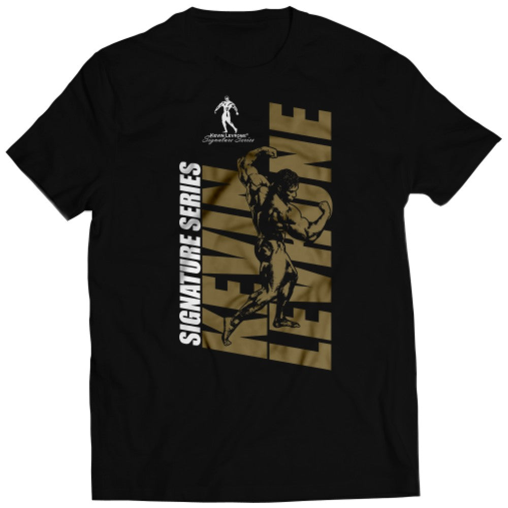 <tc>Kevin Levrone</tc> Maglietta | Nero-Oro