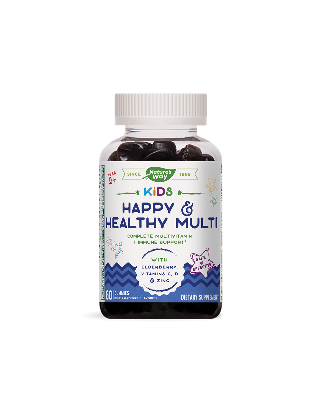Bambini felici & Multivitaminico sano/Multivitaminico per bambini /, 60 compresse gel Nature's Way
