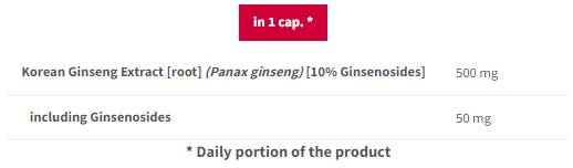Ginseng Coreano 500 mg - 90 capsule