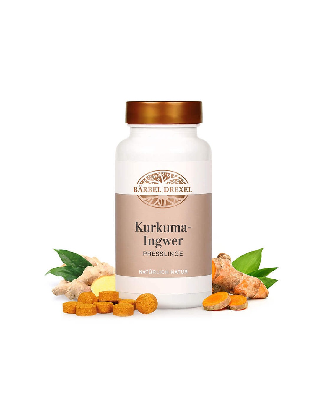 Kurkuma-Ingwer/ Curcuma, zenzero e vitamine, 180 compresse <tc>Bärbel Drexel</tc>