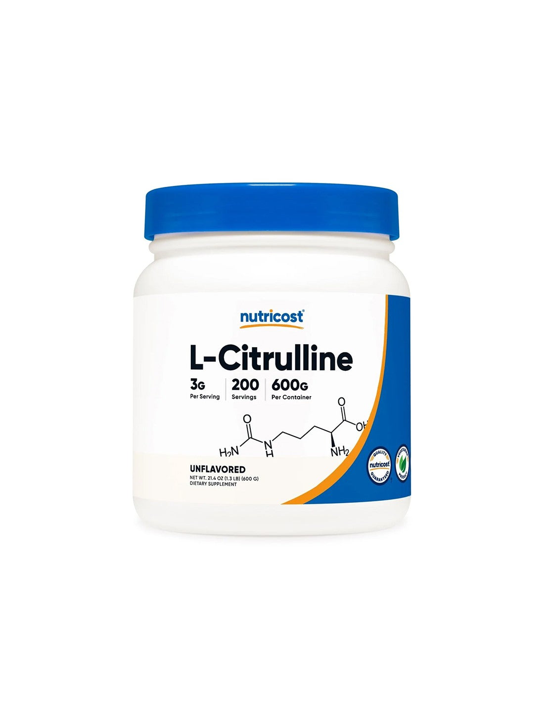 Forza muscolare e salute del cuore - L-Citrullina, 600 g polvere