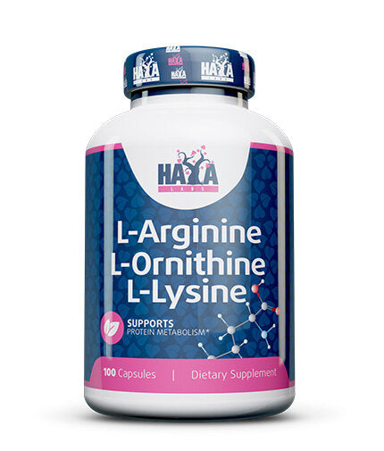 L-Arginina/L-Ornitina/L-Lisina/100 Capsule.