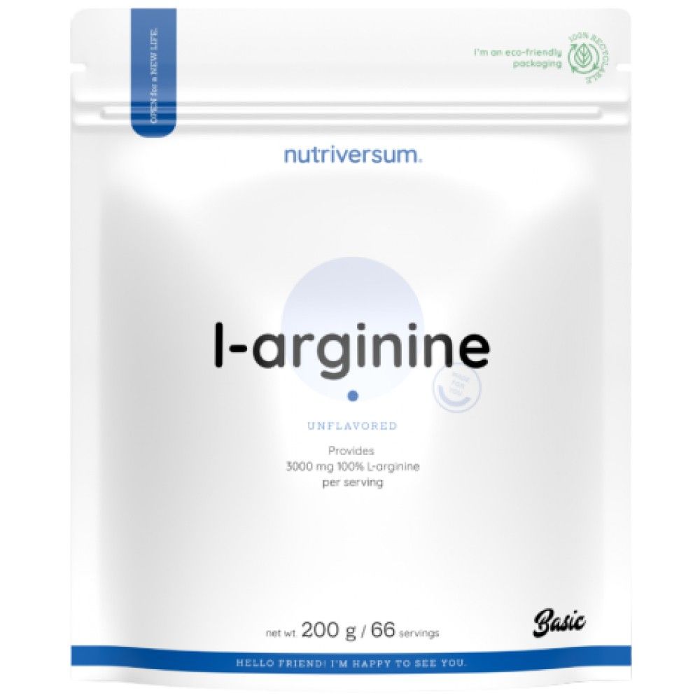 Polvere di L-Arginina | Puro al 100% - 200 grammi
