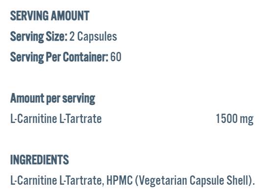 L-Carnitina 1500 - 120 capsule