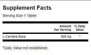 L-Carnitina 500 mg - 100 Compresse