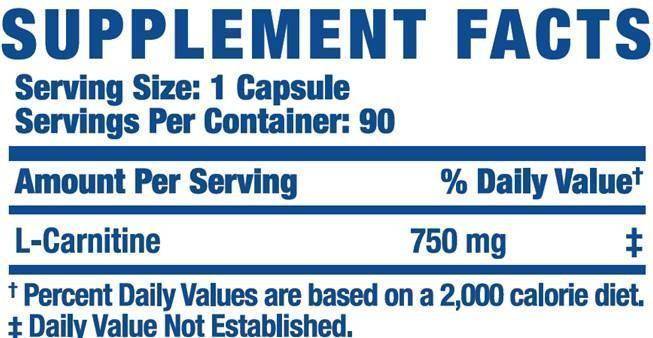 L-Carnitina Caps XS - 60 capsule
