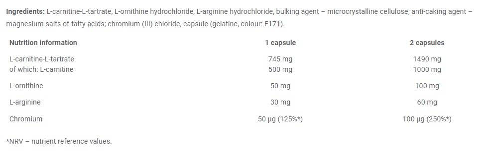 L-Carnitina Forte Plus | Edizione Sport - 60 capsule