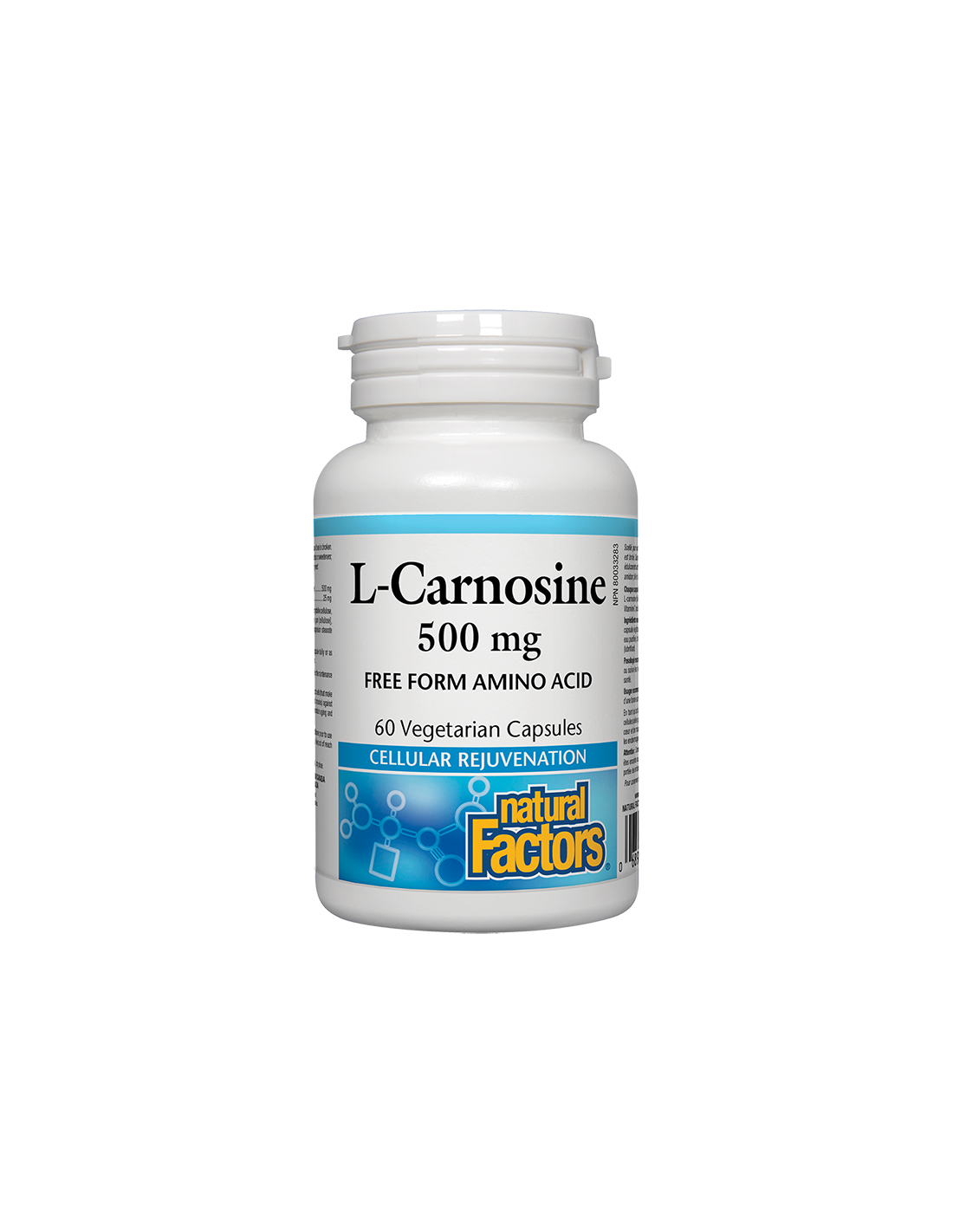 L-Carnosina/ L-Carnosina 500 mg x 60 capsule <tc>Natural Factors</tc>