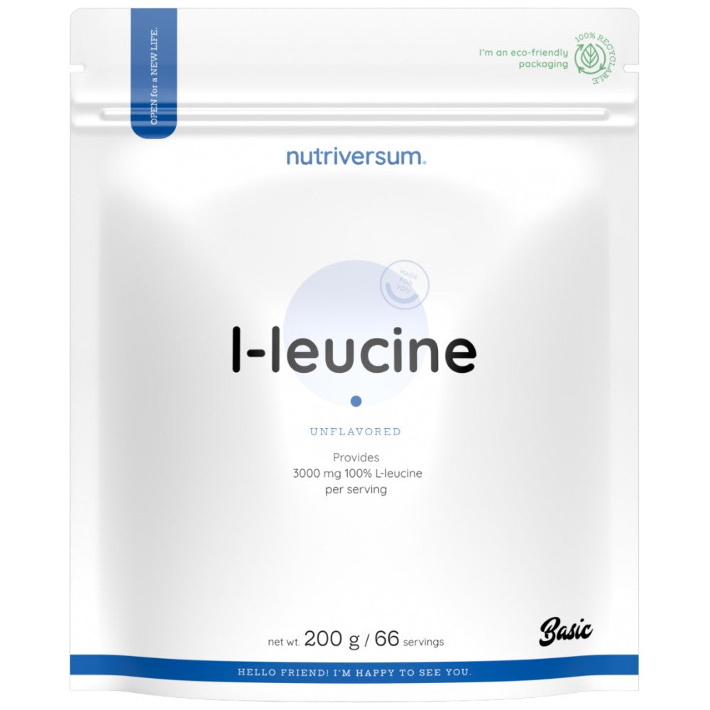 Polvere di L-Leucina | Leucina pura al 100% - 200 grammi