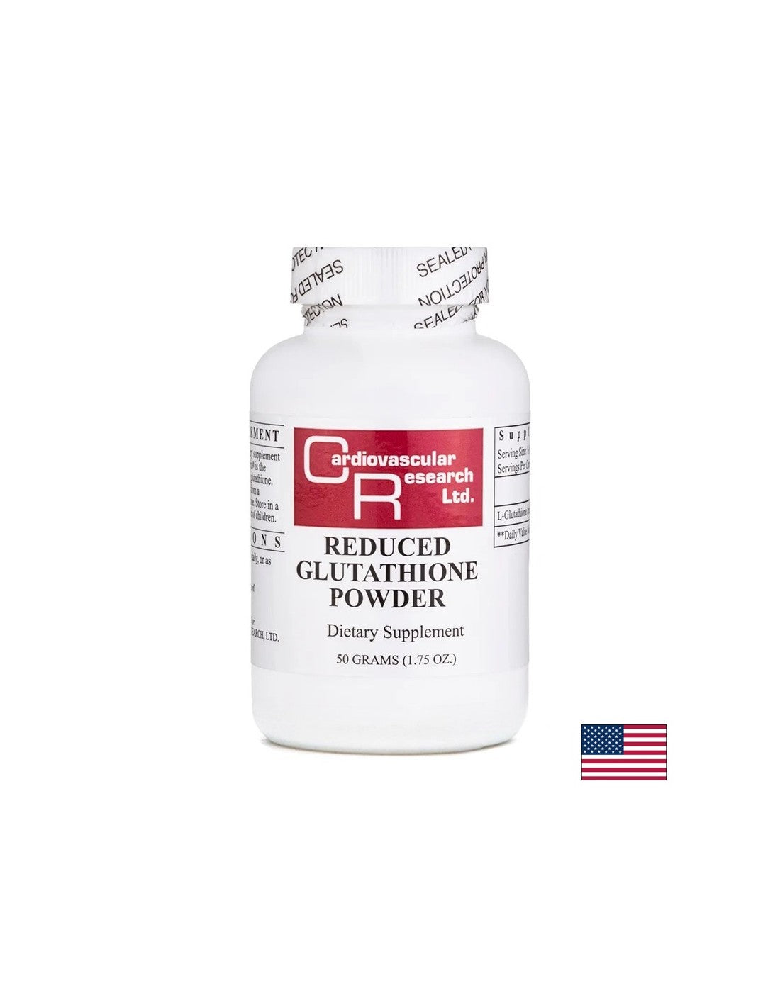 Protezione antiossidante e salute del fegato - L-glutatione sertria ridotto, polvere da 50 g